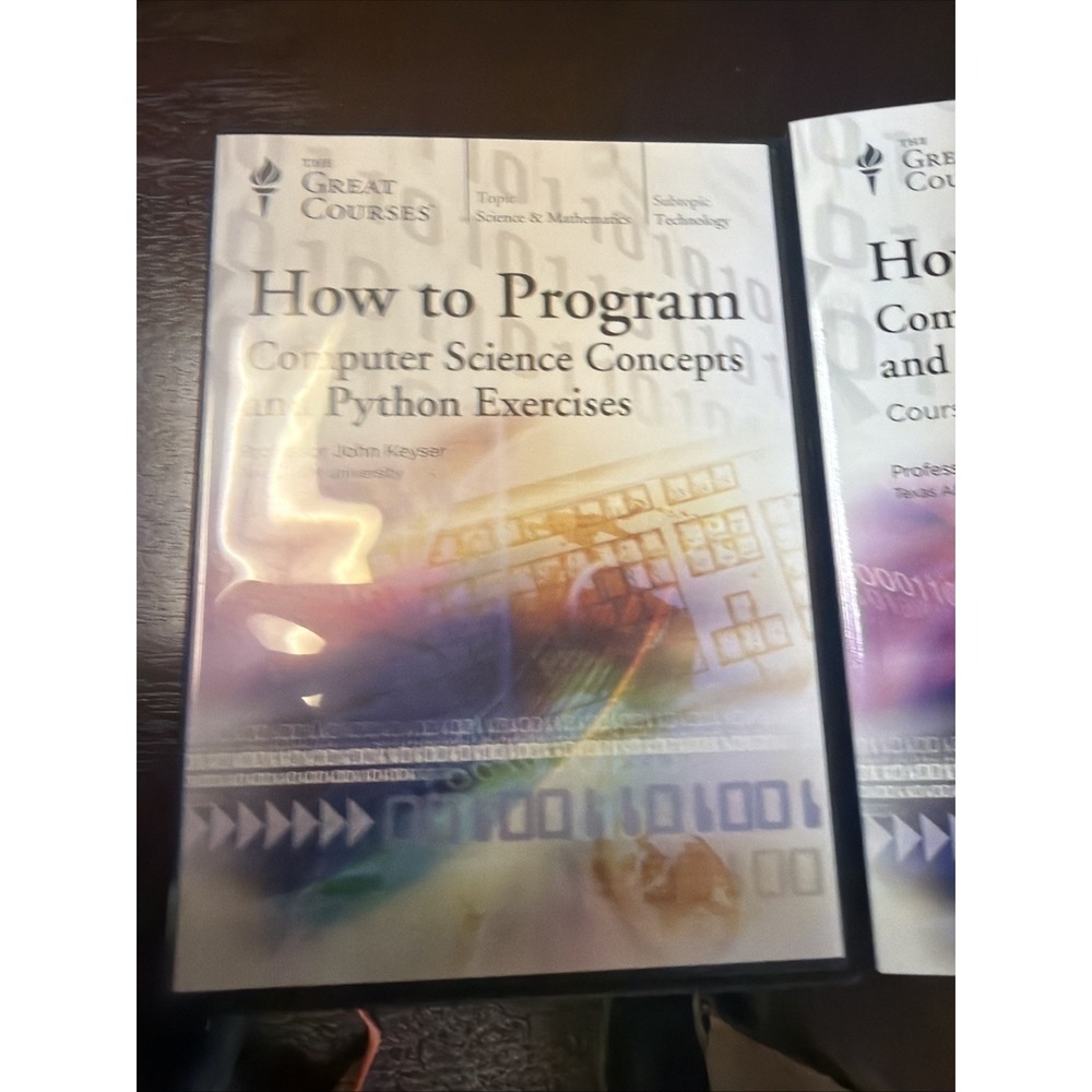 The Great Courses How to Program Computer Science Python DVD & Guidebook 2016 - Picture 2 of 5